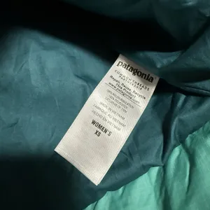 Patagonia‎ Teal Green Softshell Quilted Jacket Size XS thumbnail 4