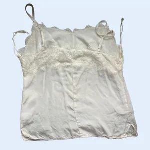 Wishlist Silky satin lace trim neckline y2k cami thumbnail 3