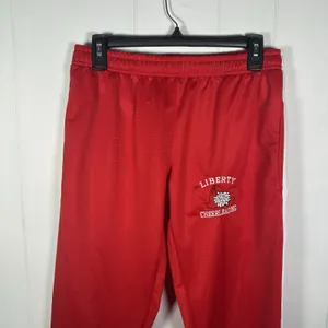 Cheerleading Liberty Red Warm Up Pants Junior Medium Athletic Sweatpants thumbnail 4