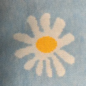 Womens Floral sky Blue Long Sleeve Ribbed Neckline Casual Sweater/Cardigan|Sz:S thumbnail 12