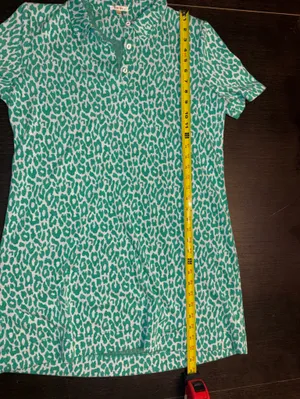 Tyler Boe Shirt Sleeve Polo Leopard Rosette Print Preppy Bold Streetwear thumbnail 5