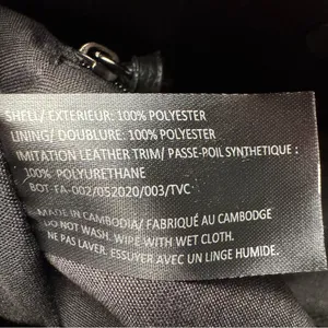 NWT‎ Botkier Trigger Small Black Nylon Faux Leather Backpack Wide Straps Pockets thumbnail 4