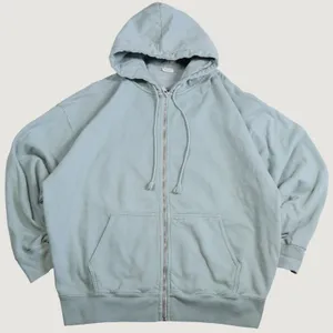 John Galt Brandy Melville Hoodie Women One Size Sage Green Oversized Zip Up Soft thumbnail 1