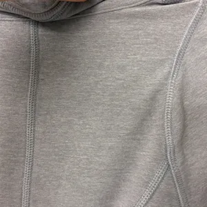 Lululemon Heathered Lavender Half Zip Running Top Mesh Panels Thumbholes Size 6 thumbnail 7