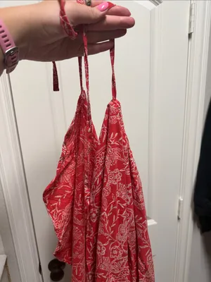 Universal Threads Paisley Tie Skirt XL Red thumbnail 7