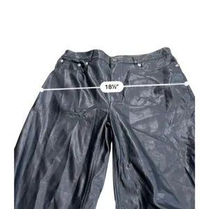Urban Outfitters Faux Leather Wide Leg Pants Women's 30 High Rise 5 Pocket thumbnail 10