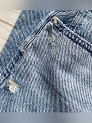 J. Crew 90s vintage baggy fit stone washed cropped ankle length denim jeans 33 thumbnail 4