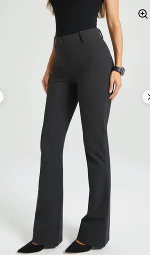 Betabrand Classic Dress Pant Yoga Pants Charcoal Size MP. Inseam 30in, waist 31in thumbnail 1