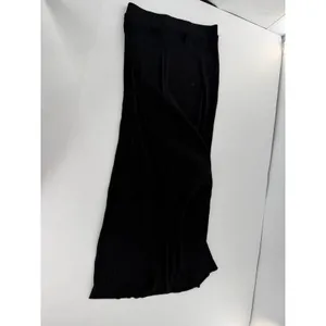 Miss Selfridge Black Ribbed Maxi Skirt Sz 6 Stretch Flare Witchy Grunge 90s Goth thumbnail 2