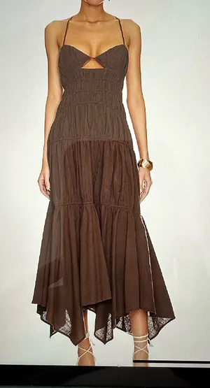 Revolve Tahlia Dress SNDYS Brown thumbnail 11