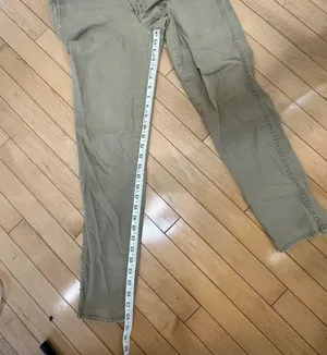 Abercrombie & Fitch Khaki Green Denim Jeans Chino's Size 25 thumbnail 4