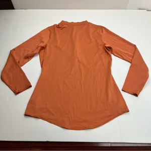 REI Co-op Womens Size Medium Orange Long Sleeve Athletic Top Quarter Zip Outdoor thumbnail 9
