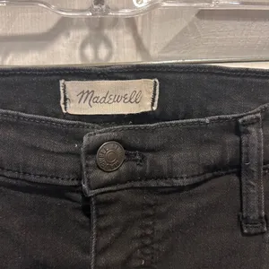 Madewell Roadtripper‎ Faded Black Skinny Jeans Women Size 32 Grunge Whimsigoth thumbnail 4
