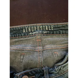 Aeropostale Skinny Jeans Womens 6 Medium Wash Blue Distressed Stretch Denim thumbnail 8