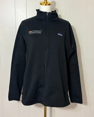 Patagonia Better Sweater Jacket Women’s XXL Black Full Zip Fleece Logo thumbnail 1