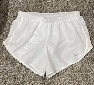 Nike white  running shorts thumbnail 1