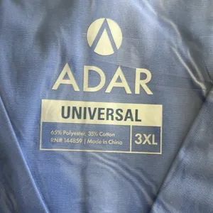 ADAR Universal Unisex Drawstring Scrub Set, Ceil Blue Size 3XL New w/Tag thumbnail 7