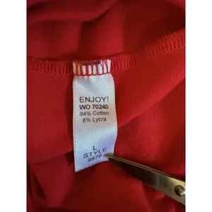 Michael Stars Red Ruched Racerback‎ Midi Bodycon Dress 9579 Womens Large thumbnail 5
