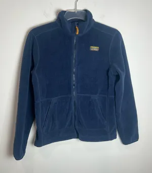 LL Bean Blue Fleece Jacket thumbnail 1