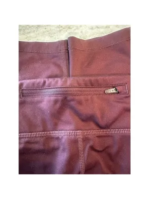 Nike Women's Dri-Fit Cropped Leggings Maroon / burgundy Size S Athletic Sports thumbnail 6