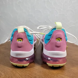 Nike Air VaporMax Plus Easter Women's Sneakers 7.5 Blue Pink Athletic CW7014-100 thumbnail 5
