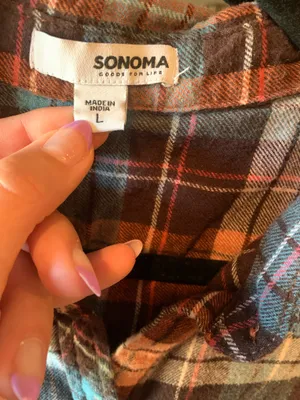 Sonoma Goods For Life Flannel Medium thumbnail 3