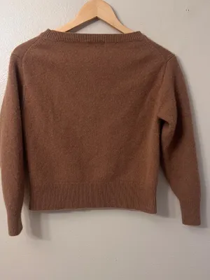 Aritzia Women's Classic Knit Essential 100%CASHMERE Crew Neck Sweater Sz XS thumbnail 10