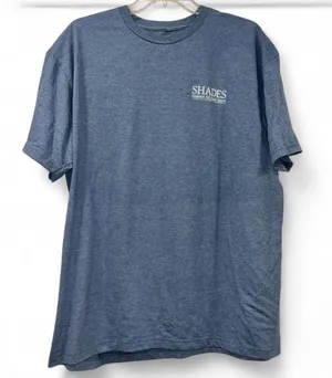 Shades Short Sleeve Crewneck T-Shirt in Heather Blue thumbnail 1