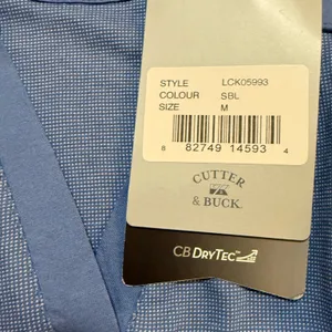 Cutter & Buck Women’s Light‎ Blue Polo Shirt Classic Collar Golf Top Sz M thumbnail 9