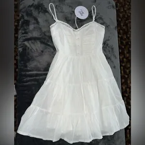 Princess Polly Dlaney Mini Dress in White Size 4 New with tag thumbnail 9
