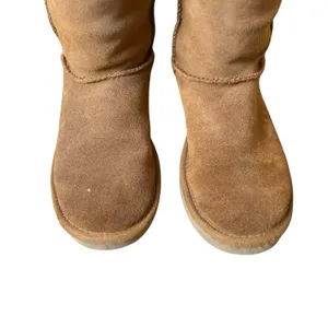 KOOLABURRA BY UGG Tan Leather Short Faux Fur Lined‎ Boots Size 6 Casual Neutral thumbnail 9