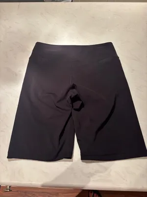 Women’s Black Active Bike Shorts - Bermuda Length thumbnail 3