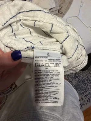 Gap Linen Blend Trousers Wide-Leg Pleated thumbnail 4