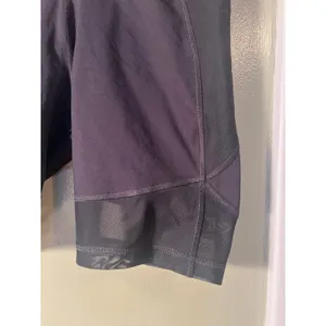 All In Motion Women's Sz Small Bike Shorts Black Mesh Hem Side Pockets High Rise thumbnail 6