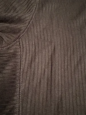 Madewell Ribbed Turtleneck Long-Sleeve Tee black Size L NWT thumbnail 5
