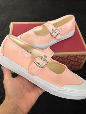 VANS Mary Jane pink rose velvet buckle shoes sneakers women’s 8.5 new thumbnail 2