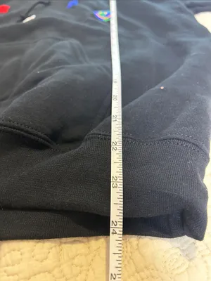 Astroworld Black Hoodie with Embroidered Letters thumbnail 8