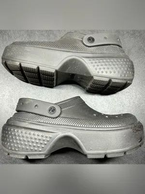 Crocs Size M10 W12 Black Comfort Iconic Stomp Platform Clogs thumbnail 2