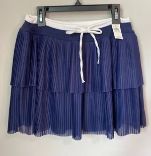 OFFLINE by Aerie Blue Pleated Tiered Tennis Skort Size Medium NWT thumbnail 1