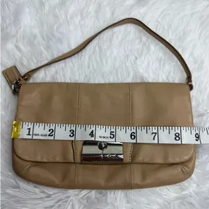 COACH y2k Tan Kristin Mini Purse Wristlet thumbnail 10