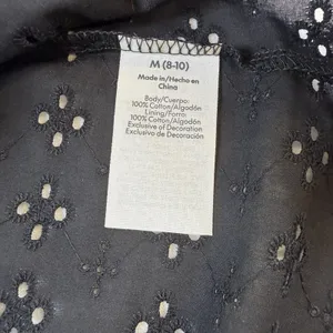 Black Eyelet Babydoll Cami Top – Lightweight and stylish Size M thumbnail 7