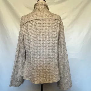 CAbi Estate Chenille Womens Blazer Sz M Lagenlook Artsy Knit 985 Quiet Luxury thumbnail 13