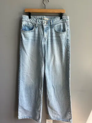 Levi’s Superlow Loose Fit Wide Leg 100% Cotton Light Wash Jeans Size 30 thumbnail 5