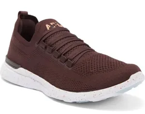 APL Women's TechLoom Breeze Maroon‎ Speckled Knit Athletic Shoes Size 7 thumbnail 1