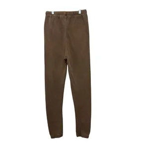 JOAH BROWN Empire Jogger Sweatpants Brown Tan Pockets Made In USA size XS/S thumbnail 2