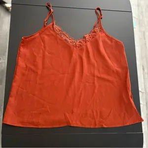 SHEIN Orange Sleeveless Camisole Top thumbnail 1