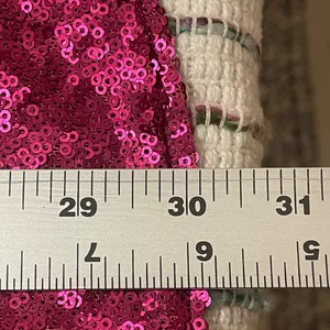 Selfie Leslie Saints & Secrets Miami Nights Cowl Neck Fuchsia Mini Dress Sequins Lace Up Prom thumbnail 11