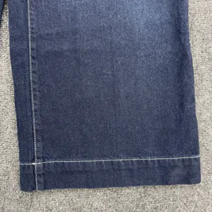 Forever 21 Wide Leg Jeans Womens Sz 27 Dark Wash Contrast Stitch Low Rise Boho thumbnail 5