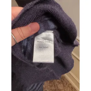 Brunella Gori Made in Italy 100% Extra Fine Merino Wool Striped Knit Sweater thumbnail 6