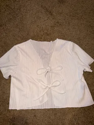 Dress shirt White Size M thumbnail 2